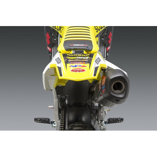 Linea completa escape Yoshimura RS-12 Signature inox/silencioso alu/tapa carbono Suzuki RM-Z450