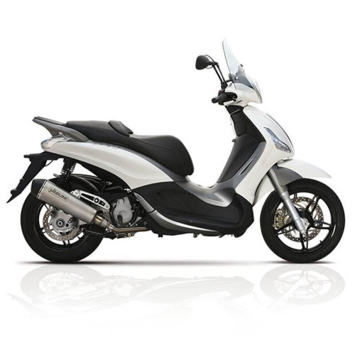 Escape homologado Yasuni 4T Silenc. Titanio Aprilia Sportcity / Piaggio Beverly 125 TUB451