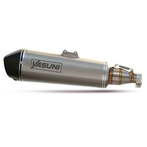 Escape homologado Yasuni 4T Silenc. Titanio Aprilia Sportcity / Piaggio Beverly 125 TUB451