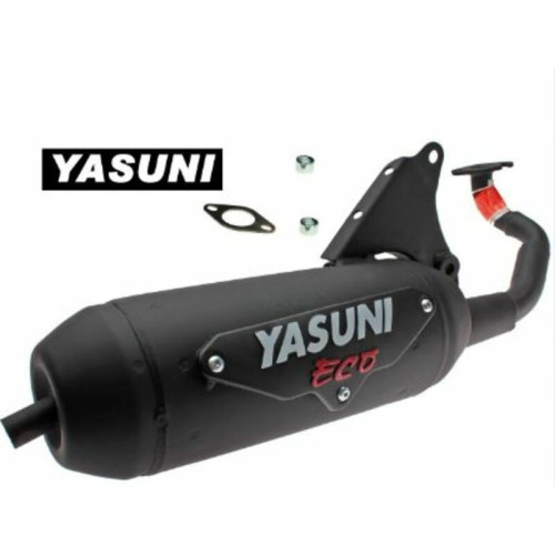 Escape tipo original Yasuni Minarelli Horizontal AC/LC 2T Aerox / Jog / SR TUB010