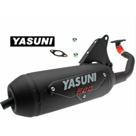 Escape tipo original Yasuni Minarelli Horizontal AC/LC 2T Aerox / Jog / SR TUB010
