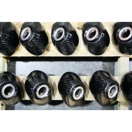 Tapa de acero inoxidable Yoshimura, para Silencioso RS-5