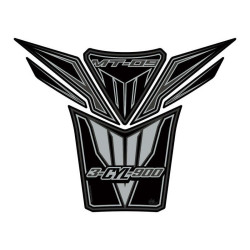Protector de depósito Motografix YAMAHA MT-09 6 pcs negro/plata