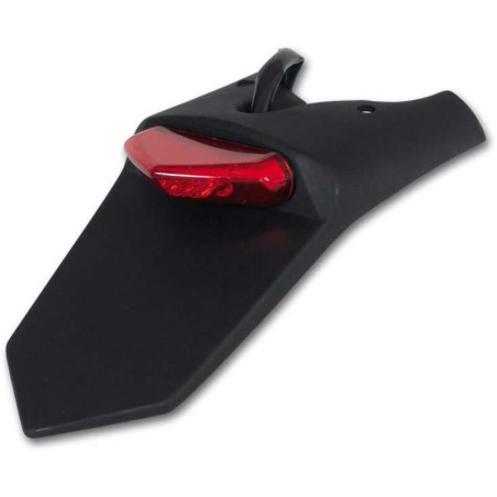 Portamatrículas UFO negro luz LED