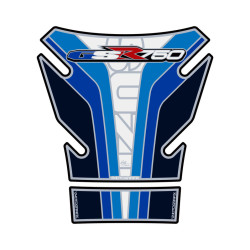 Protector de depÃ³sito Motografix SUZUKI GSR750 2 pcs blanco/azul