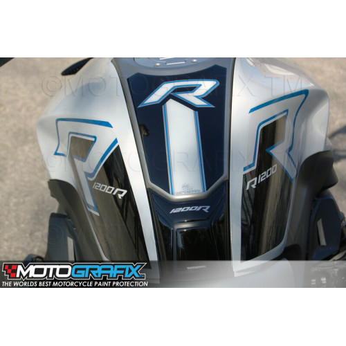 Protector de depósito Motografix BMW R1200R 5 pcs negro blanco azul