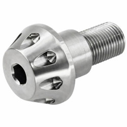 Contrapesos de manillar V PARTS Aluminio Yamaha Plata