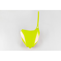 Porta-números delantero UFO - Honda CRF450R/RX - Amarillo neón