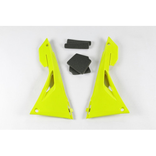 Tapa caja filtro aire UFO amarillo neon Honda CRF450R/RX