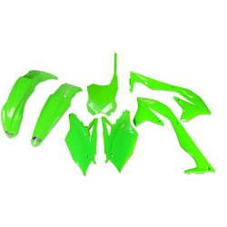 Kit plástica UFO verde fluor Kawasaki KX450F