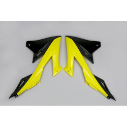 Plásticos laterales de radiador UFO color OEM 2018 Suzuki RM-Z450