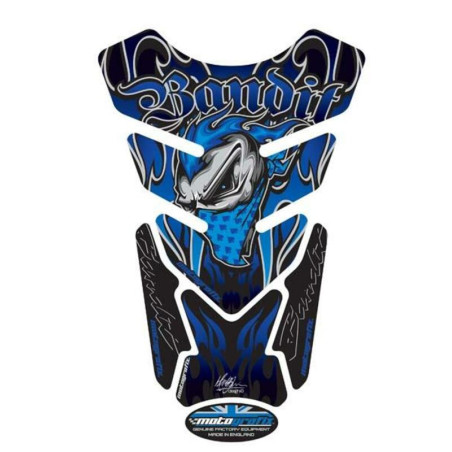 Protector de depósito Motografix BANDIT azul, 4 pcs