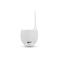 Porta-números delantero UFO blanco Yamaha YZ65