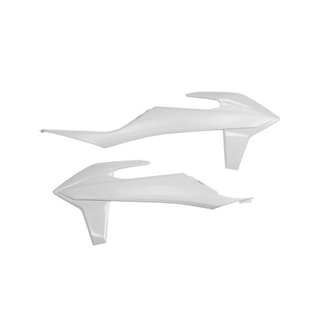 Plásticos laterales de radiador UFO blanco KTM SX/SX-F