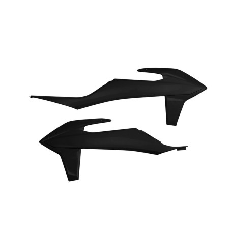 Plásticos laterales de radiador UFO negro KTM SX/SX-F
