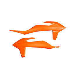 Plásticos laterales de radiador UFO naranja neon KTM SX/SX-F