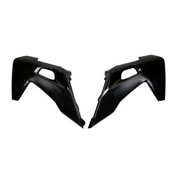 Plásticos laterales de radiador UFO negro Husqvarna FC/TC