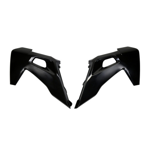 Plásticos laterales de radiador UFO negro Husqvarna FC/TC