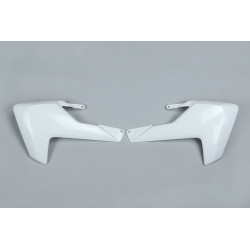 Plásticos laterales de radiador UFO blanco Husqvarna TC85
