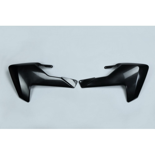 Plásticos laterales de radiador UFO negro Husqvarna TC85