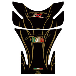 Protector de depósito Motografix RSV,RSV4 negro/oro