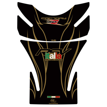 Protector de depósito Motografix RSV,RSV4 negro/oro