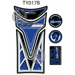 Protector de depósito Motografix YZF-R125 azul