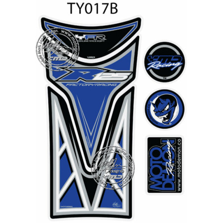 Protector de depósito Motografix YZF-R125 azul