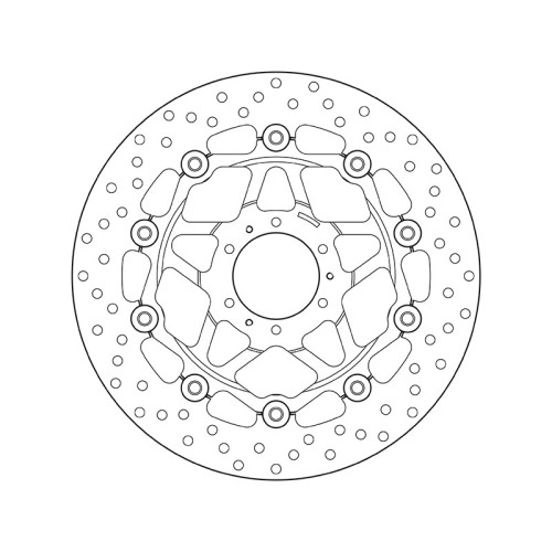 Disco de freno BREMBO Serie Oro redondo flotante