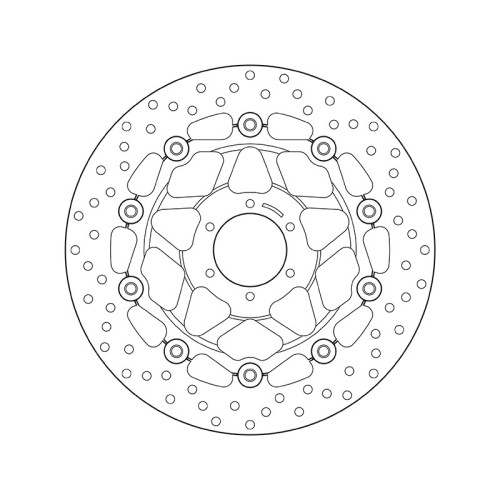 Disco de freno BREMBO Serie Oro redondo flotante