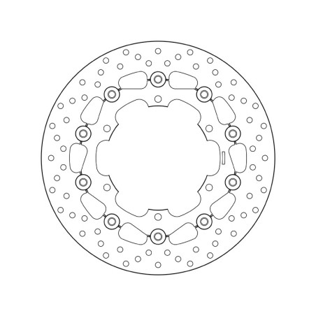 Disco de freno BREMBO Serie Oro redondo flotante