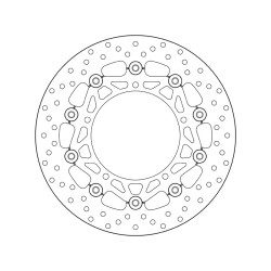 Disco de freno BREMBO Serie Oro redondo flotante 2