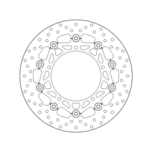 Disco de freno BREMBO Serie Oro redondo flotante