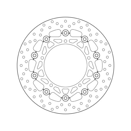 Disco de freno BREMBO Serie Oro redondo flotante