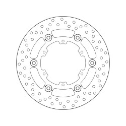 Disco de freno BREMBO Serie Oro redondo flotante 2