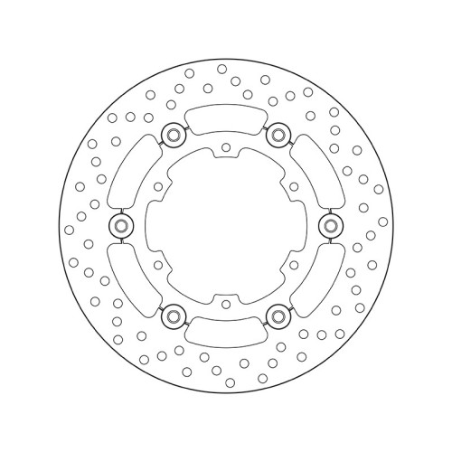 Disco de freno BREMBO Serie Oro redondo flotante