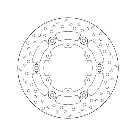 Disco de freno BREMBO Serie Oro redondo flotante