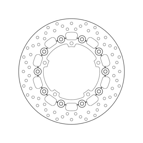 Disco de freno BREMBO Serie Oro redondo flotante