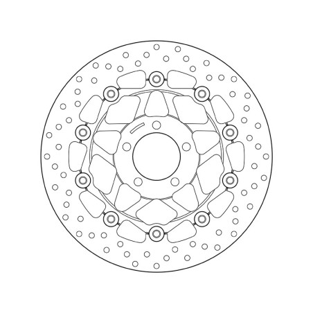 Disco de freno BREMBO Serie Oro redondo flotante