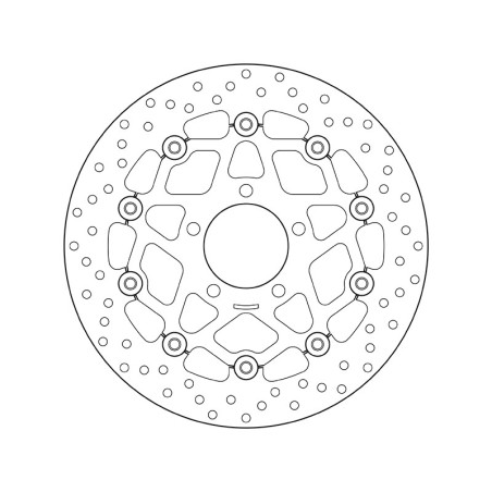 Disco de freno BREMBO Serie Oro redondo flotante