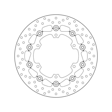 Disco de freno BREMBO Serie Oro redondo flotante