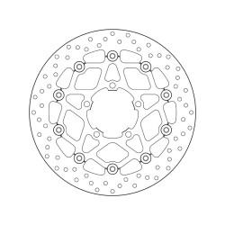 Disco de freno BREMBO Serie Oro redondo flotante 2