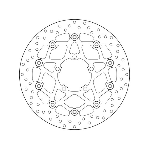Disco de freno BREMBO Serie Oro redondo flotante