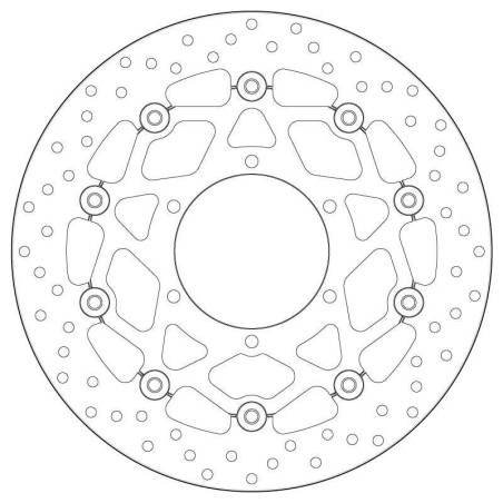 Disco de freno BREMBO Serie Oro redondo flotante