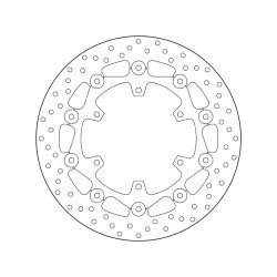 Disco de freno BREMBO Serie Oro redondo flotante 2
