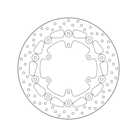 Disco de freno BREMBO Serie Oro redondo flotante