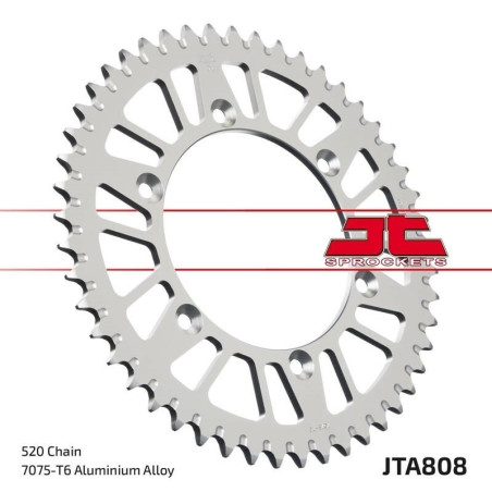 Kit de cadena JT 520HDS 13/49 Super-Reforzado - corona ultraligero autolimpiable