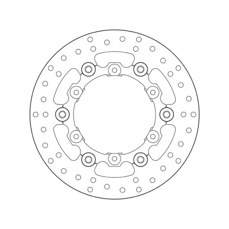 Disco de freno BREMBO Serie Oro redondo flotante