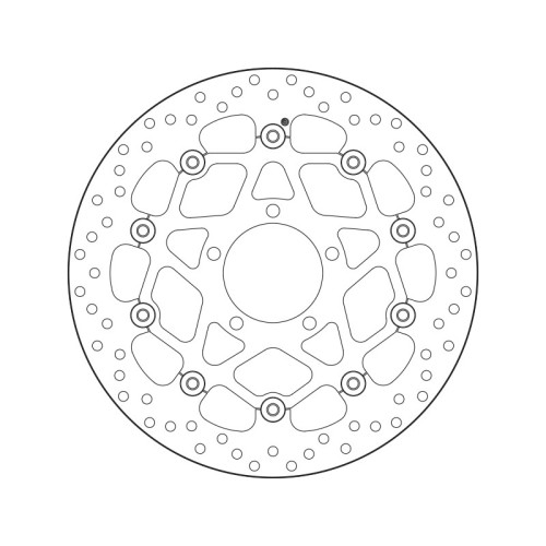 Disco de freno BREMBO Serie Oro redondo flotante