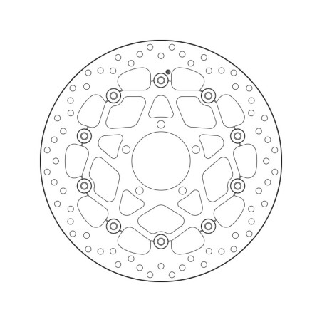Disco de freno BREMBO Serie Oro redondo flotante
